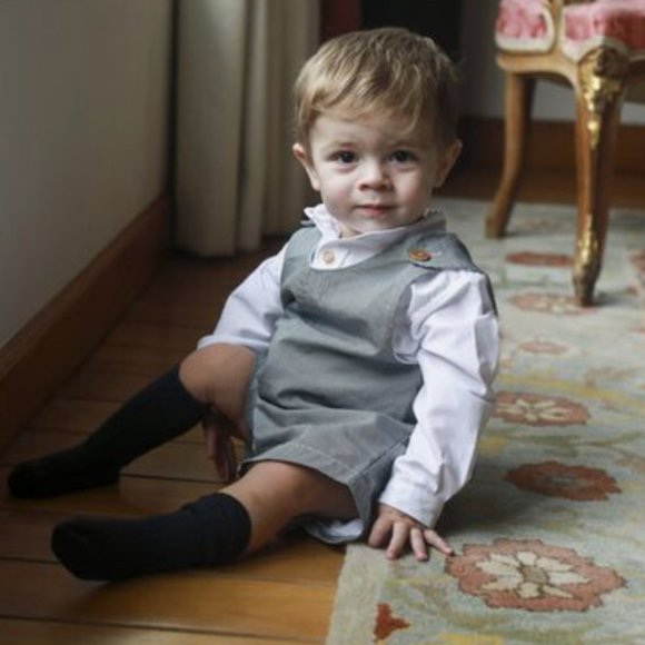 Maisonette Finita Romper, shirt, socks 18 boy